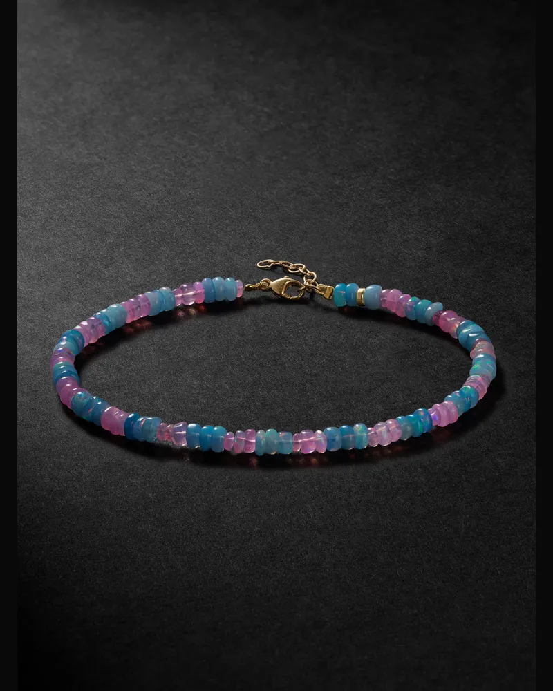 JIA JIA Armband mit Zierperlen aus Opalen und Details aus Gold Mehrfarbig