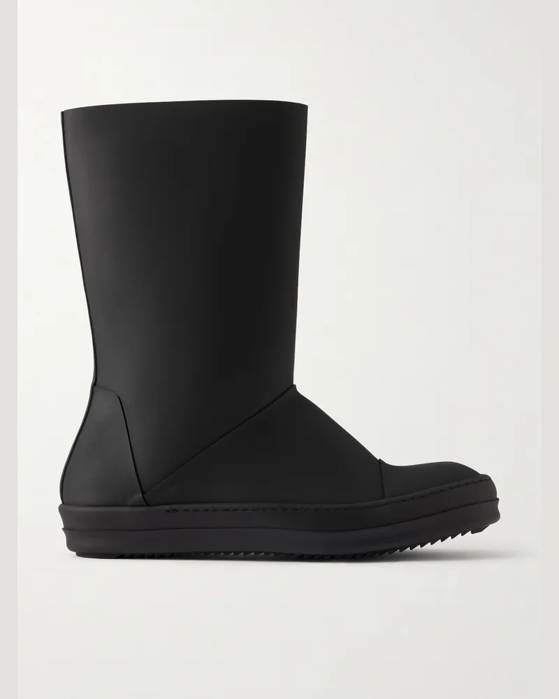 DRKSHDW by Rick Owens Sneakwaders Rubber Boots Black