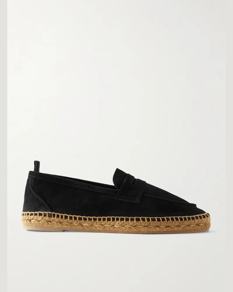Castañer Nacho Suede Espadrilles Black