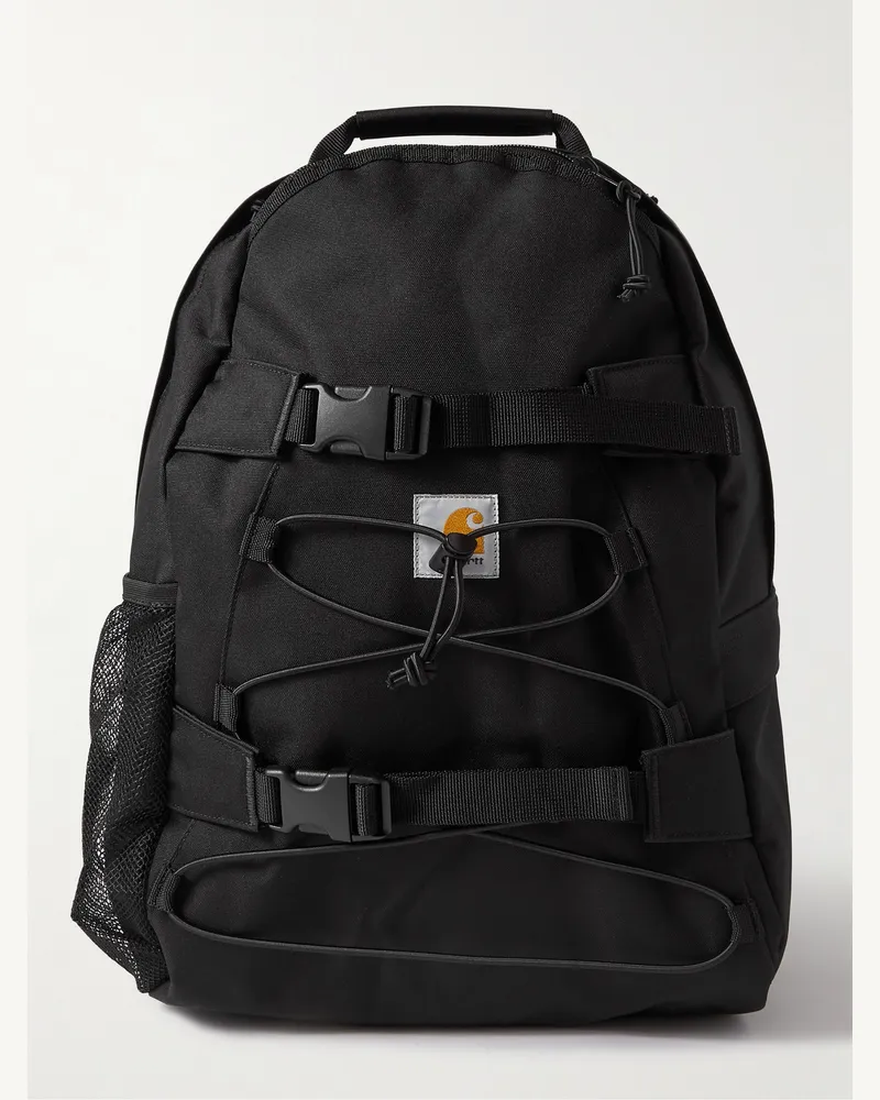 Carhartt WIP Kickflip Recycled-Canvas Backpack Black