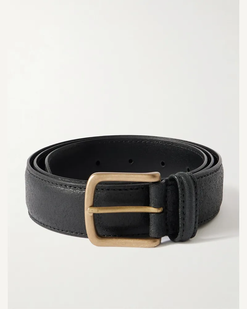 Anderson's 3.5cm Leather Belt Black
