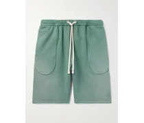 Invert gerade geschnittene Shorts aus Baumwoll-Jersey mit Kordelzugbund