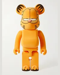 BE@RBRICK Garfield 1000% Dekofigur aus bedrucktem PVC Orange