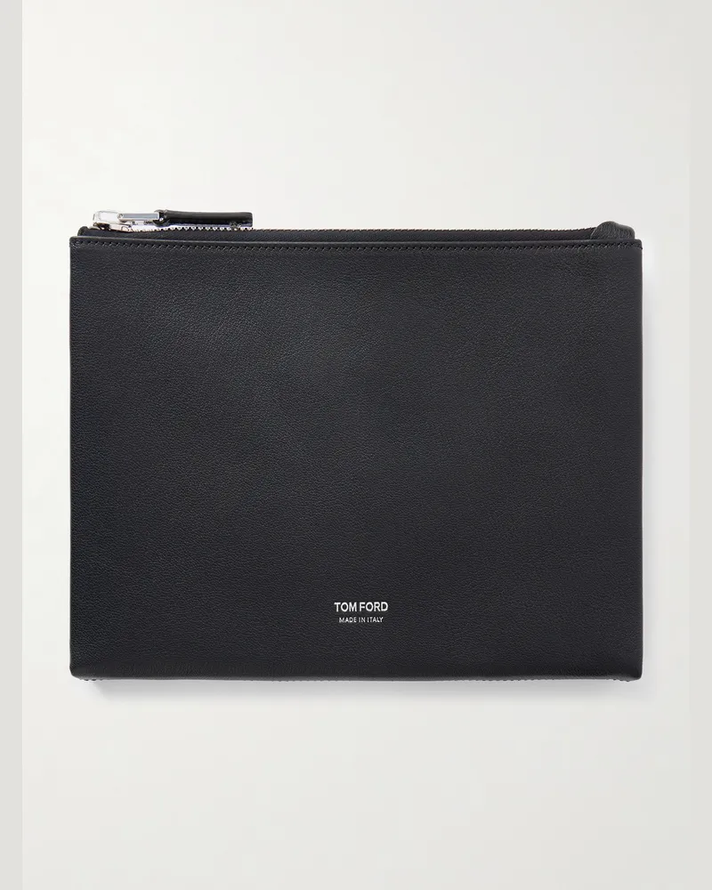Tom Ford Etui aus Leder Schwarz