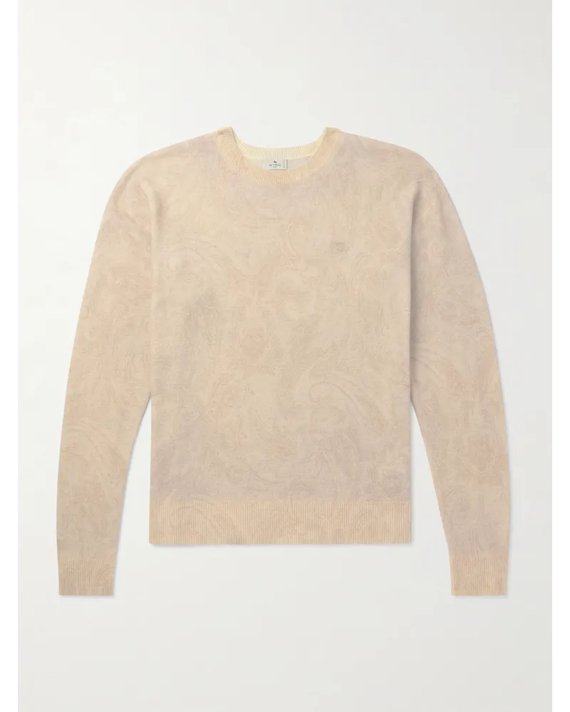 Etro Pullover aus Wolle mit Intarsienmuster Neutral