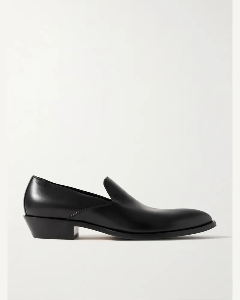 The Row Lars Loafers aus Leder Schwarz