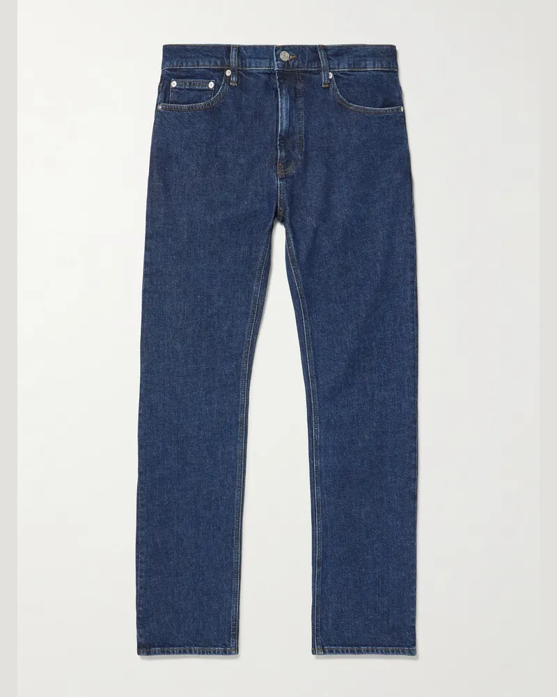 Frame Denim The Modern gerade geschnittene Jeans Blau