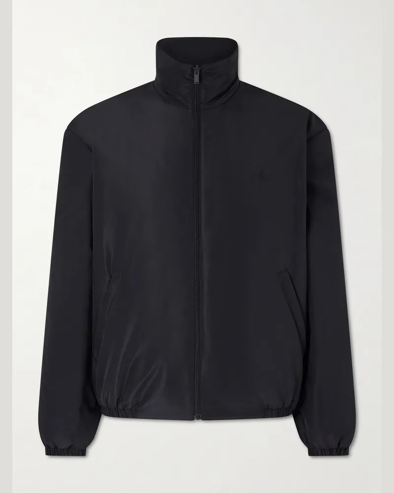 Saint Laurent Shell Blouson Jacket Black