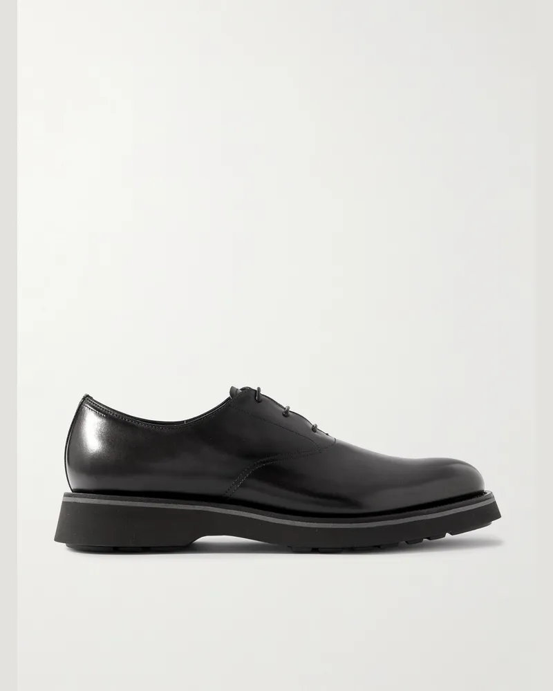 Berluti Alessio Leather Derby Shoes Black