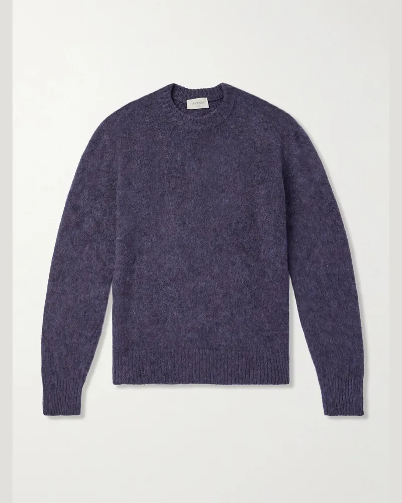 PIACENZA 1733 Pullover aus gebürsteter Schurwolle Lila