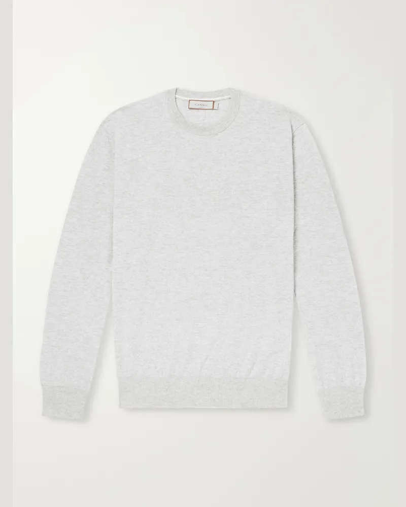 Canali Cashmere Sweater Gray