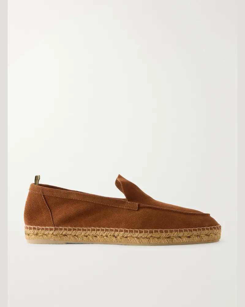 Castañer Nino Suede Espadrilles Brown