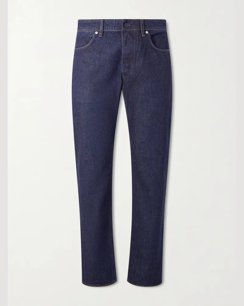 Stone Island DENIM Denim Straight-Leg Jeans Blue
