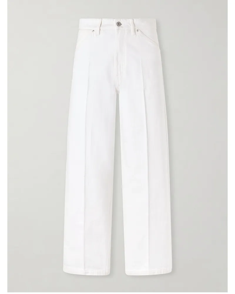 Christophe Lemaire Wide-Leg Jeans White