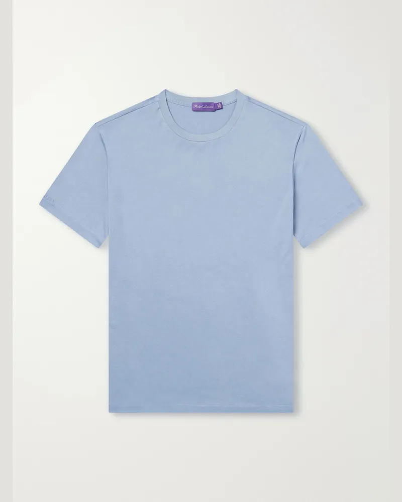 Ralph Lauren Cotton-Jersey T-Shirt Blue