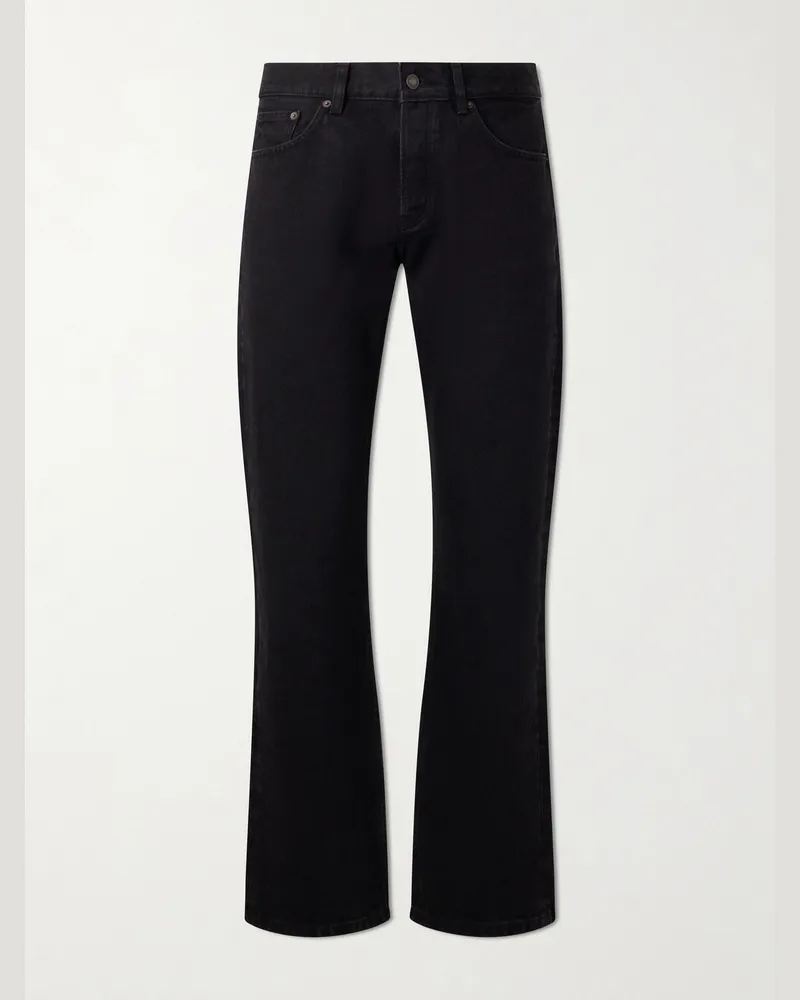 JEANERICA Arrow Straight-Leg Cotton Jeans Black