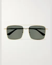 Gucci Aviator-Style Gold-Tone Sunglasses Gold