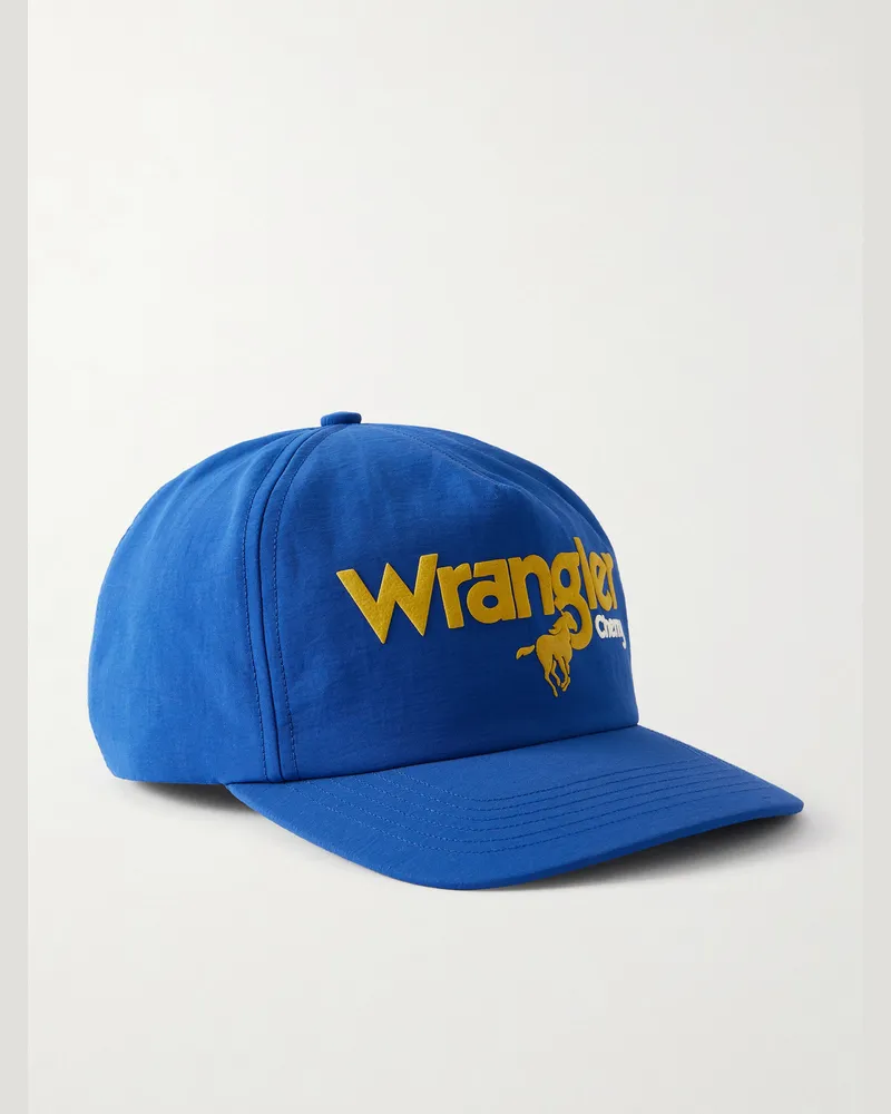 Cherry Los Angeles Wrangler Baseballkappe aus Nylon mit Logodetail Blau