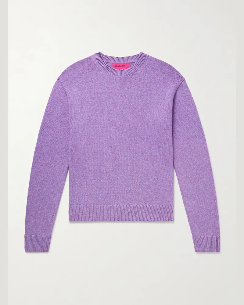 The Elder Statesman Cashmere Sweater Purple