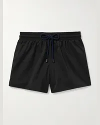 Vilebrequin Man schmal geschnittene kurze Badeshorts aus recyceltem Material Schwarz