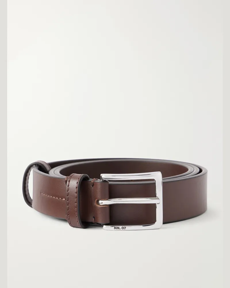 NN 07 Ever 90030 3cm Leather Belt Brown