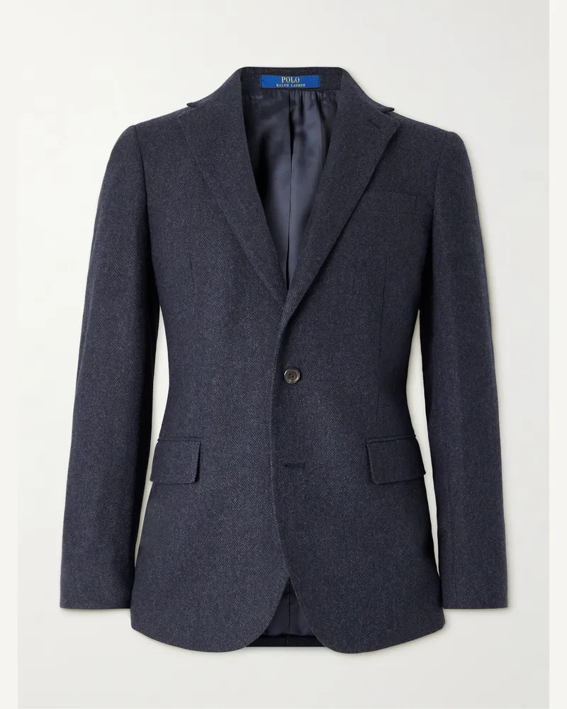 Ralph Lauren Sakko aus einer Wollmischung Blau
