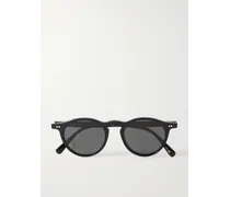 OP-13 polarisierte Sonnenbrille mit rundem Rahmen aus Azetat