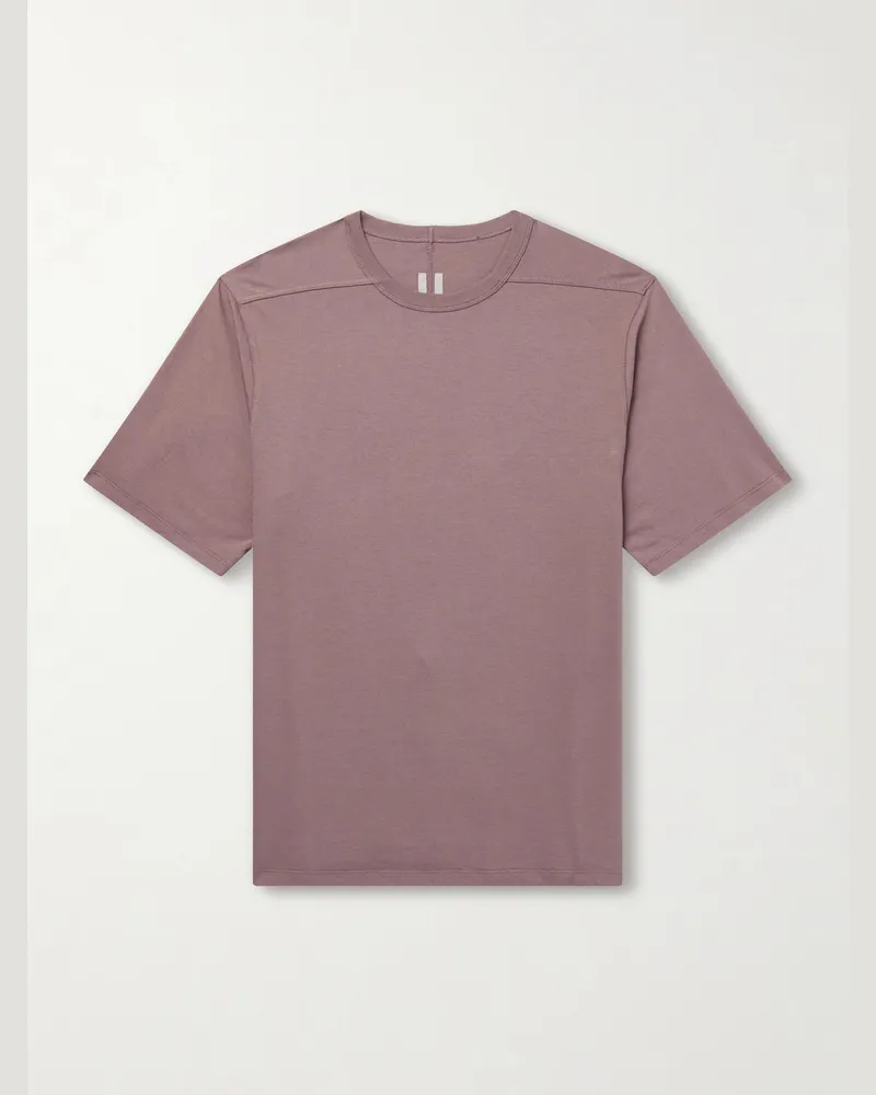 Rick Owens Brad Cotton-Jersey T-Shirt Brown