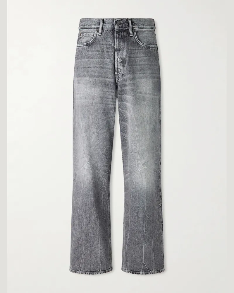 Acne Studios 1981 U Gothik weit geschnittene Jeans Grau