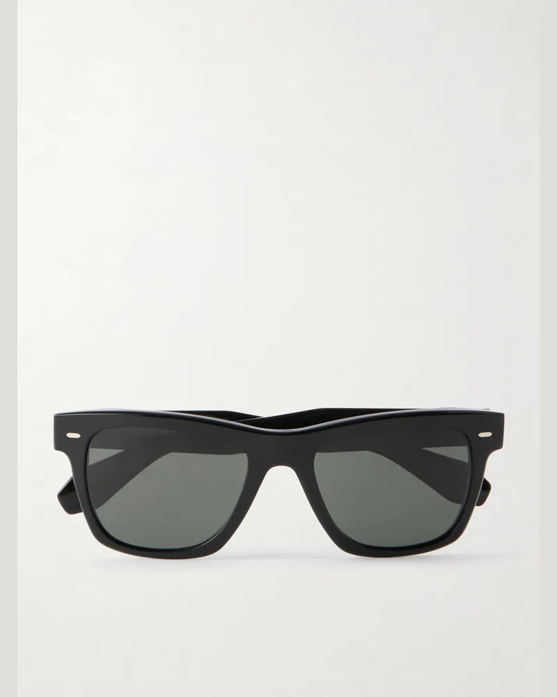 Oliver Peoples N. 04 Sun Square-Frame Acetate Sunglasses Black