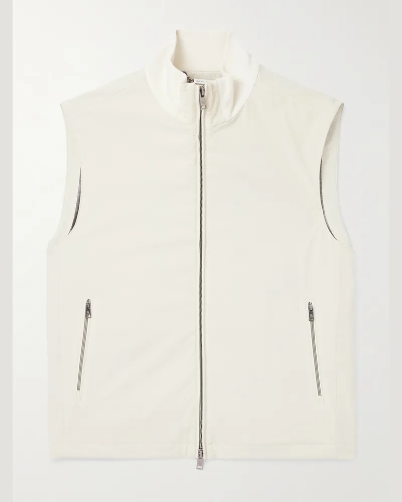 Ralph Lauren Schmal geschnittene Weste aus Shell Neutral