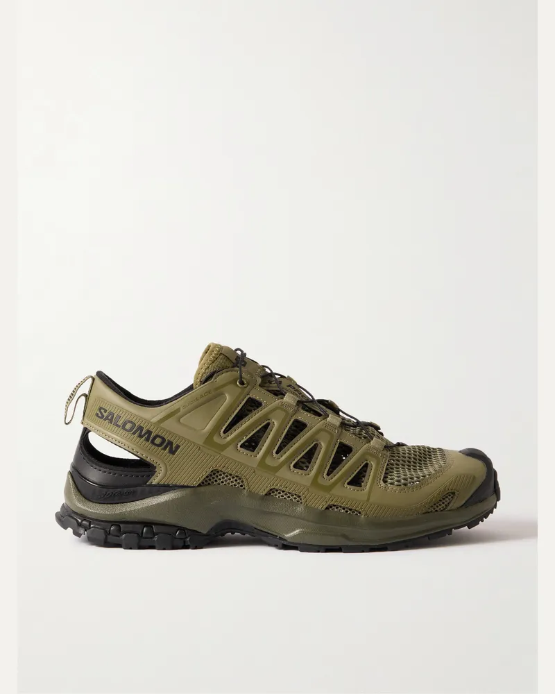 Salomon XA Pro 3D Sneakers aus Mesh mit Gummibesatz Grün