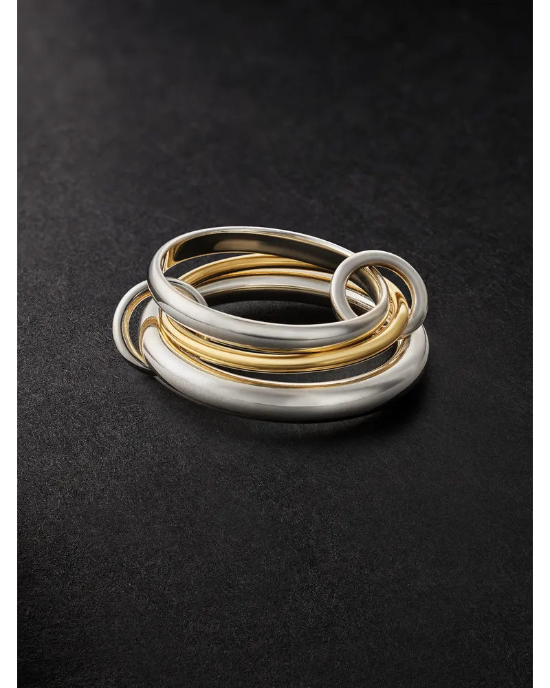 Spinelli Kilcollin Amaryllis Ring aus Gold und Silber Gold