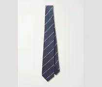7cm Striped Silk-Twill Neck Tie