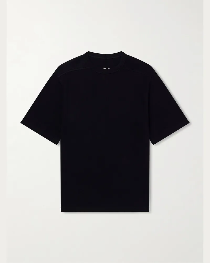 Rick Owens Brad Cotton Jersey T-Shirt Black