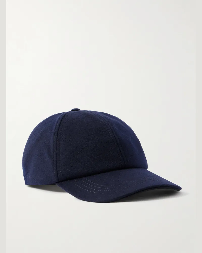 SEASE Baseballkappe aus Kaschmir Blau