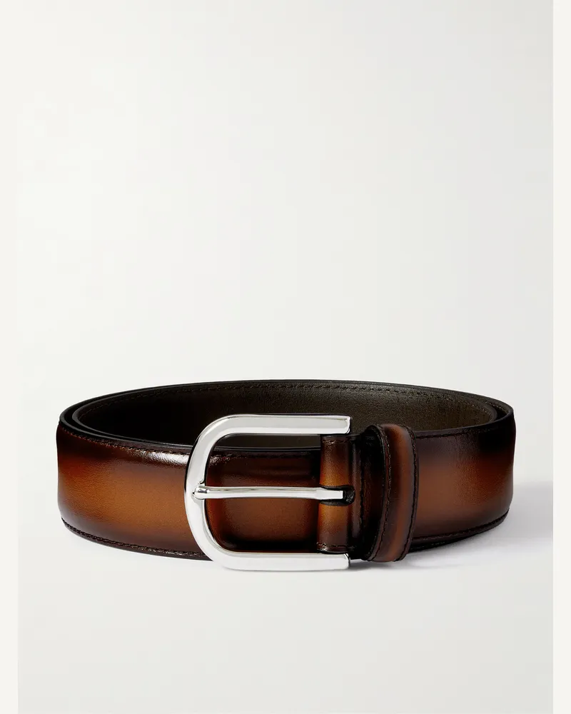 Anderson's Gürtel aus brüniertem Leder Braun
