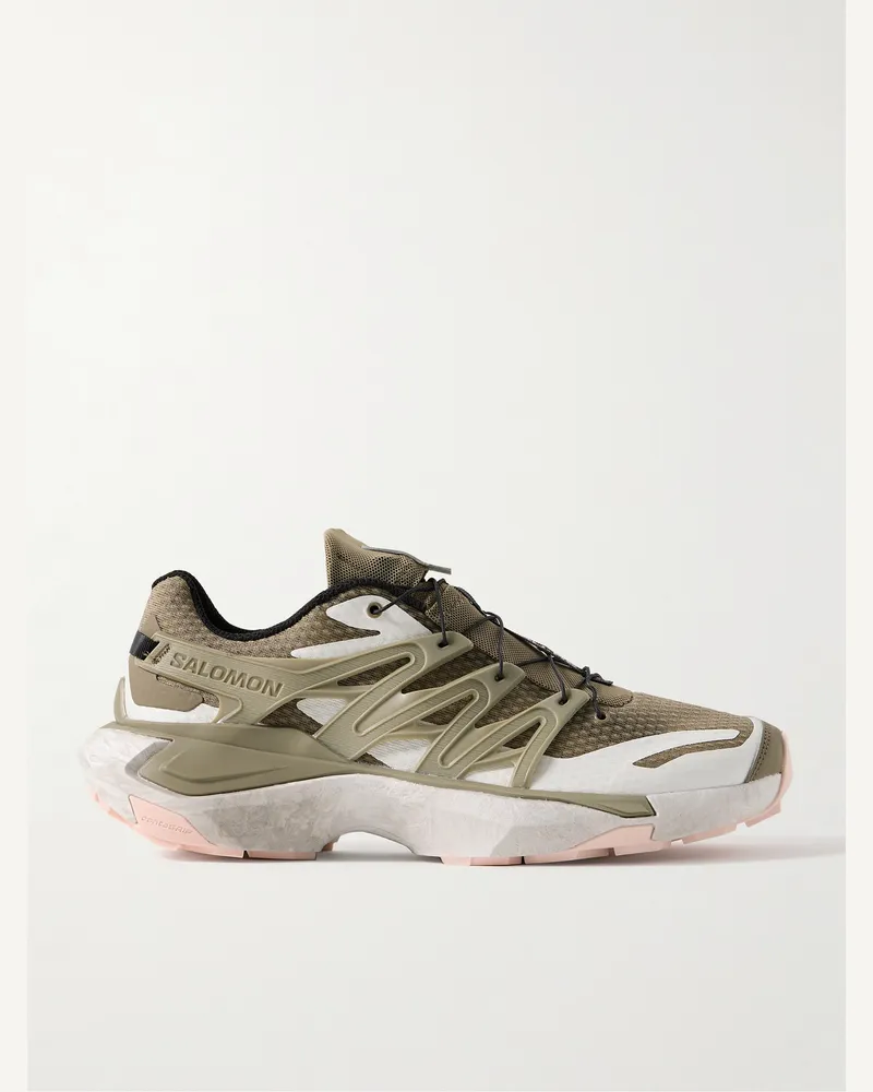 Salomon XT PU.RE ADVANCED Sneakers aus Mesh mit Gummibesatz Grün