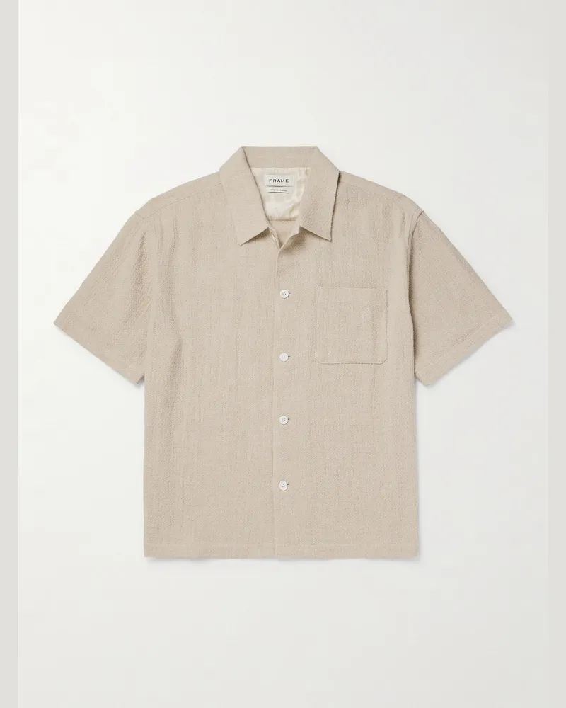 Frame Denim Hemd aus einer Baumwollmischung Neutral