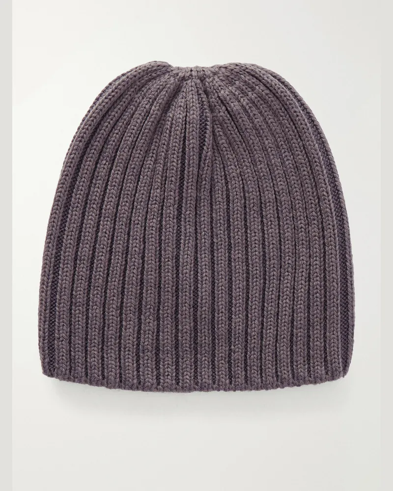 Our Legacy Boston Merino Wool Beanie Brown