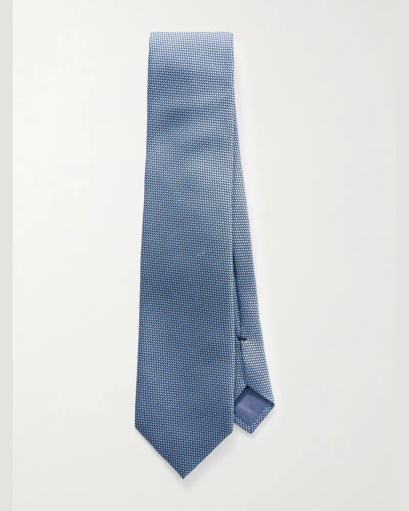 Tom Ford Krawatte aus Seide, 8 cm Blau