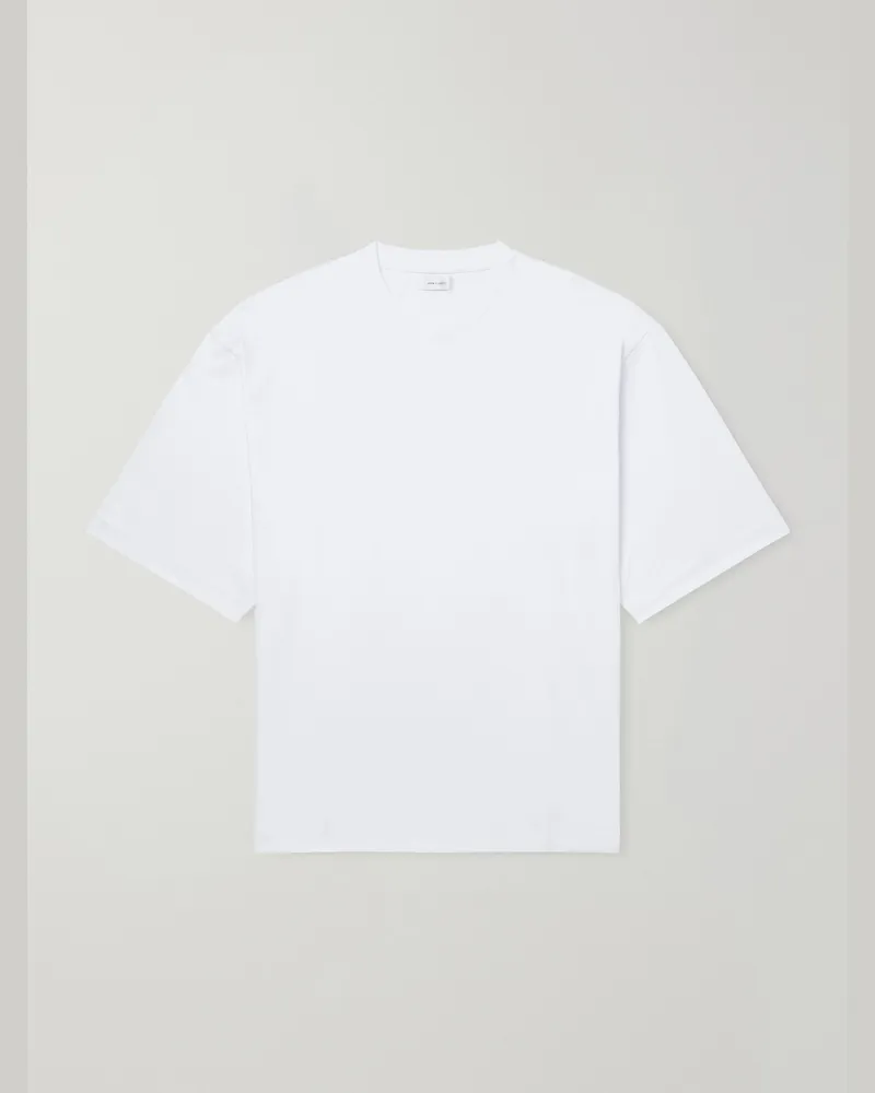 John Elliott + Co Hollywood Cotton-Jersey T-Shirt White