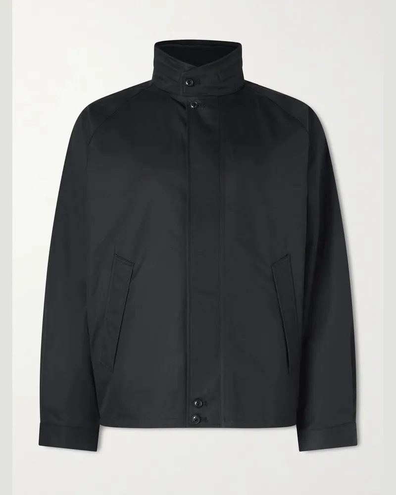 A Kind Of Guise Nanamica Jacke aus GORE-TEX-Baumwoll-Twill Schwarz