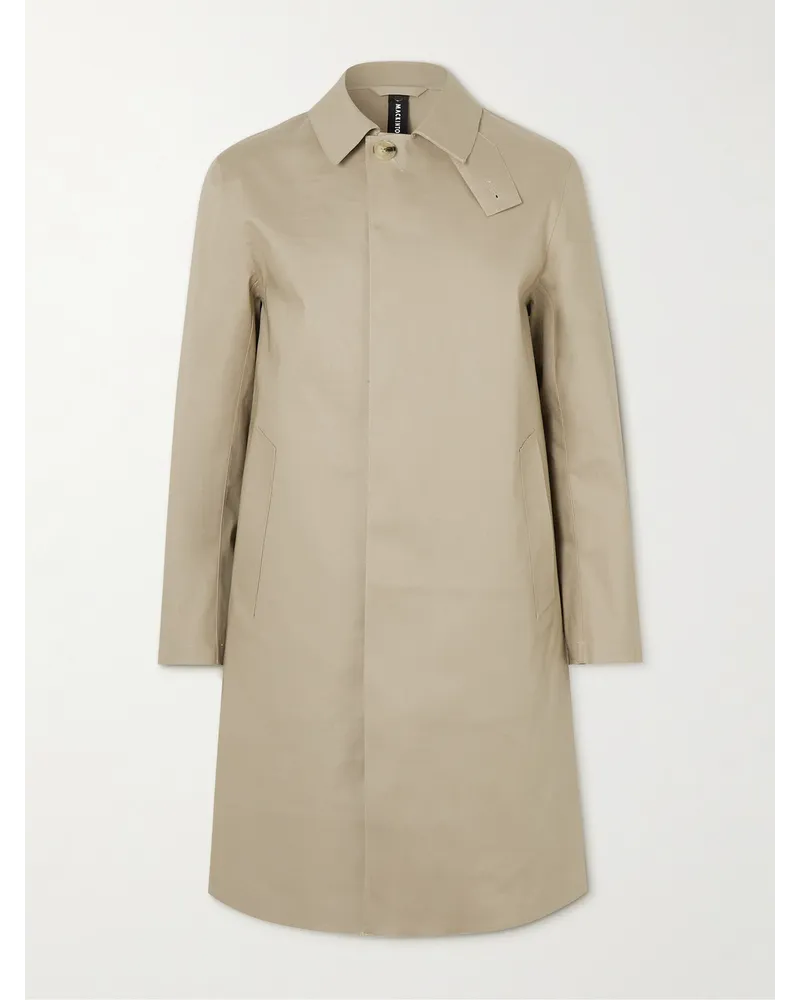 MACKINTOSH Trenchcoat aus gebondetem Baumwoll-Oxford Neutral