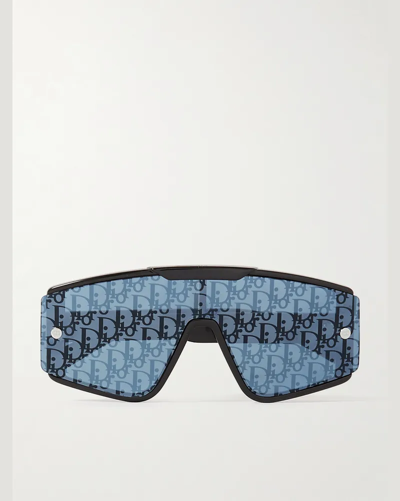 Dior DiorXtrem MU wandelbare Sonnenbrille mit D-Rahmen aus Azetat Schwarz