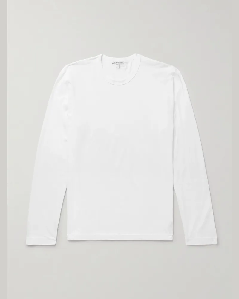 James Perse Cotton-Jersey T-Shirt White