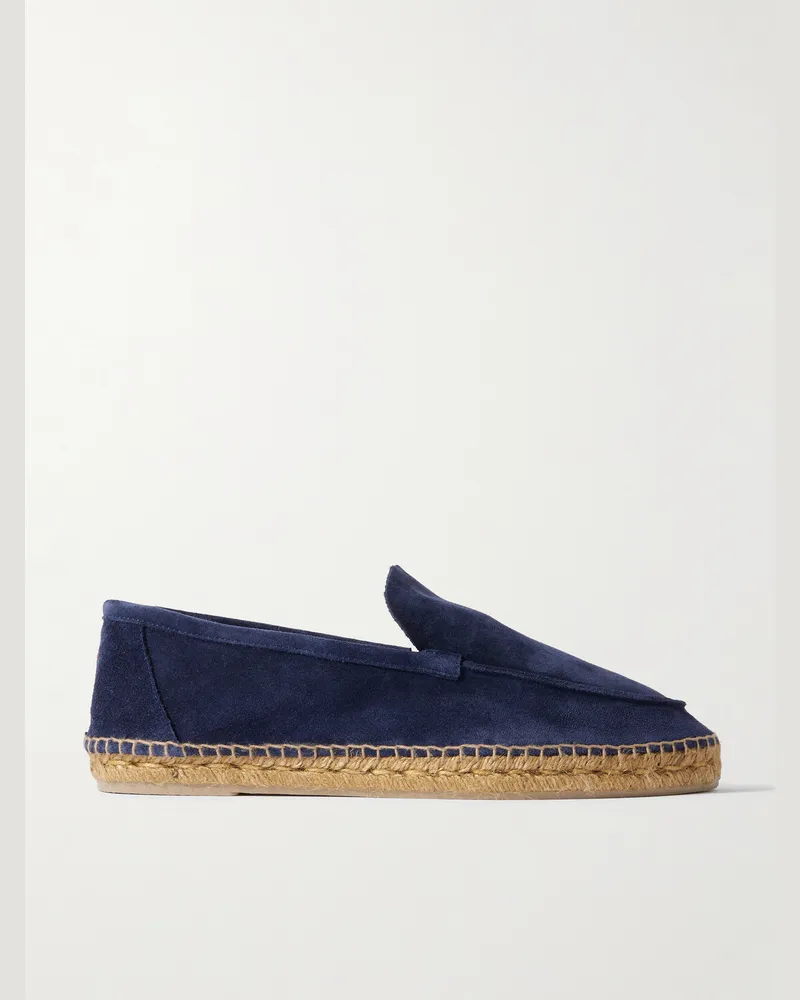 Castañer Nino Suede Espadrilles Blue