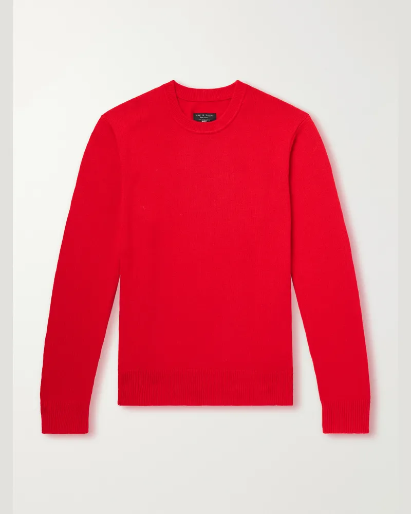 Rag & Bone Vernon Cashmere Sweater Red