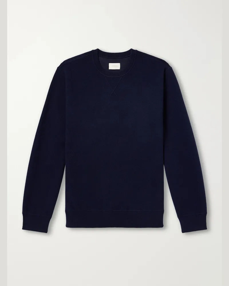 Aimé Leon Dore Cashmere-Blend Sweater Blue