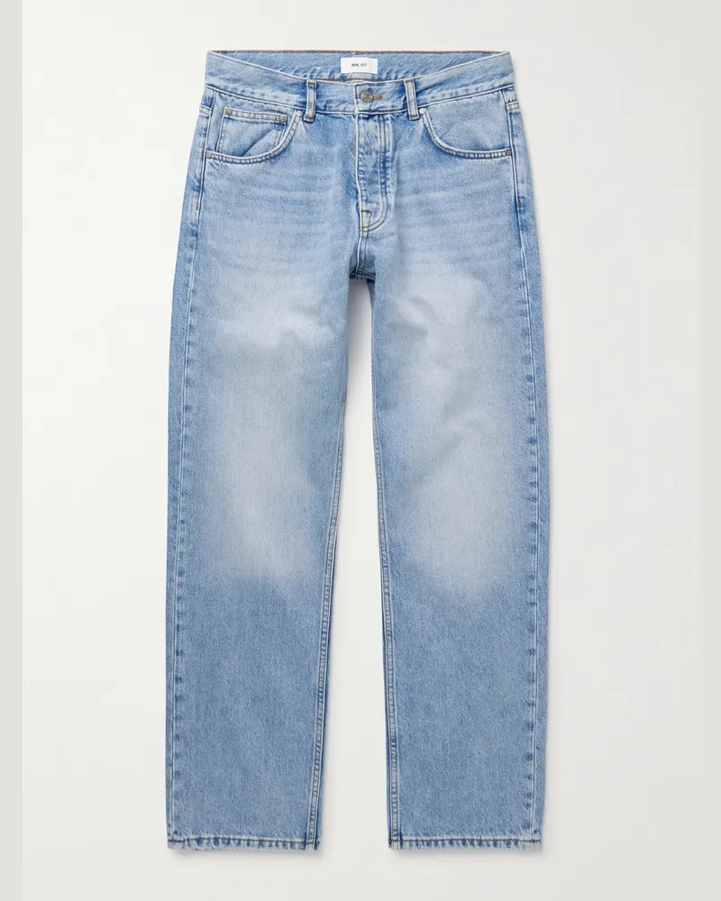 NN 07 Sonny 1882 gerade geschnittene Jeans aus Bio-Denim Blau